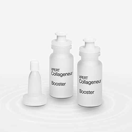 Primaderm XPERT Collageneur Booster - Pre - Sérum Booster Potenciador - 2 Viales de 10 ml cada uno - Efecto Rellenador de Arrugas Profundas - Tratamiento Iluminador Facial y Antipolución, Blanco