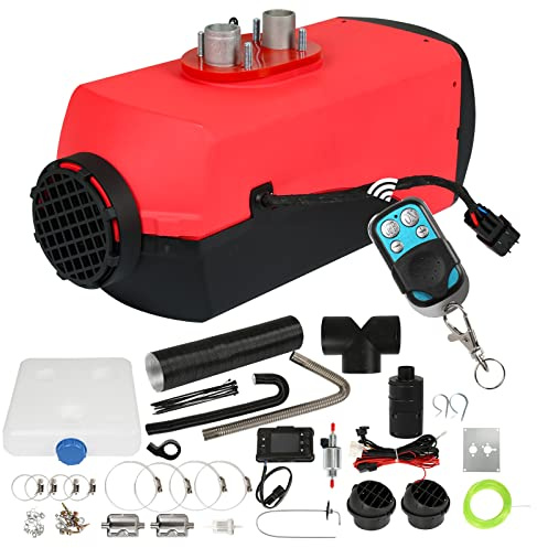 Tubiaz Chauffe-air Diesel 12 V, 8 KW - Chauffage auxiliaire Diesel, Chauffage à air Diesel avec télécommande - Interrupteur LCD pour Voiture, Camion, Camping-Car, Bus