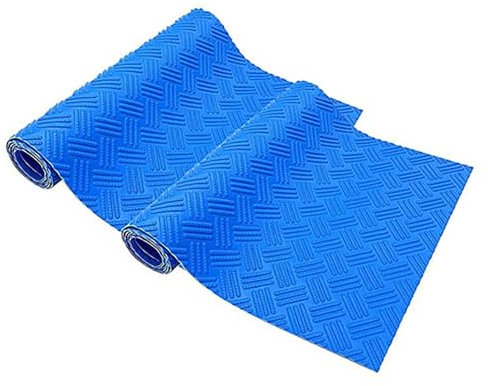 Flooring Rolls Bathroom Mats, Floor Mats Water & Stain Resistant,1.5mm Thick Bule PVC Floor Runner for Swimming Pool Ladder Mat (Color : Bule1, Size : 90x23cm)