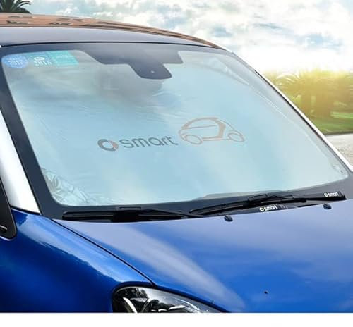 MOBYAT Auto-Windschutzscheiben-Schiebedach-Sonnenschutz, für Smart 451 453 Fortwo Forfour, UV-Schutz, Sonnenblendenschutz, Autozubehör,Windshield-fortwo