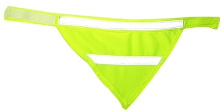 Happyyami Reflektierendes Hundebandana Mit Verstellbarem Design Für Nächtliche Aus Strapazierfähigem Polyester Leuchtende Farbe Für Hohe Sichtbarkeit Für Kleine Und Mittelgroße Hunde