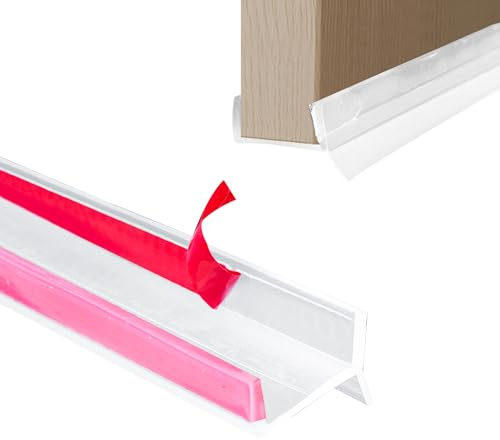 Küchenleiste Abdichtungsprofil für Küchensockel für 15mm 16mm 17mm 18mm Sockelleiste Küche Dichtprofil, 3.0M Transparent Hohe Elastizitä Silikonkautschuk Einbau-Küche Sockel-Abdichtungsprofil