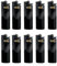 Lot de 5 briquets jetables All Black (Large All Black)