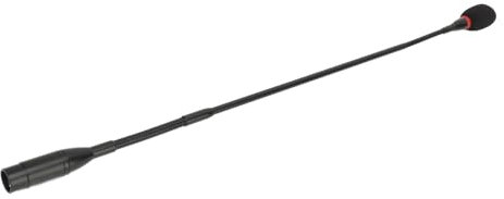 aqxreight Microfono a Collo di Cigno 23.2in Condensatore a 3 Pin Tappo Dritto Flexibile con Indicatore Microfono in Lega di Alluminio di Cotone Antivento per il Governo