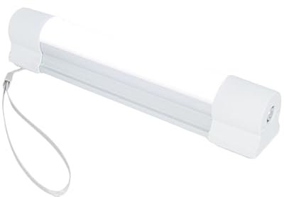 DECOMELODY 2.5w Lanterne Led Rechargeable Portable Avec Port Usb Barre Lumineuse Magnétique Pour Camping Et Randonnée Éclairage Urgence Et Chargeur De Panneau Solaire