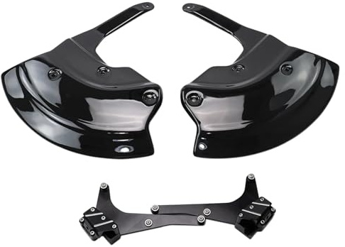 EGUIAS Condotti Aria Raffreddamento Pinza Copertura Pinza Freno Anteriore Adatta per BMW S1000RR M1000RR S1000XR M1000XR S1000R S1000 R/RR/XR 2019-2024(Bright Black)
