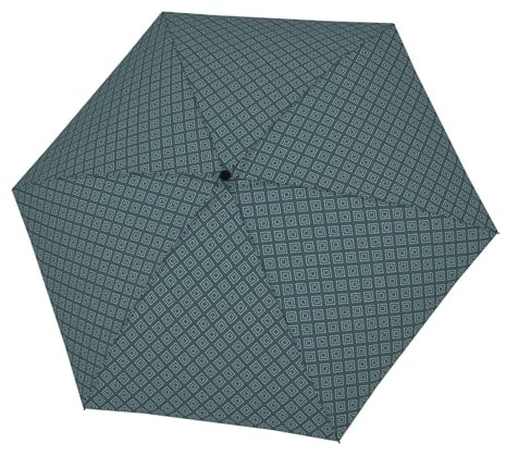 Doppler Regenschirm Fiber Havanna Calm Petrol dunkelgrün