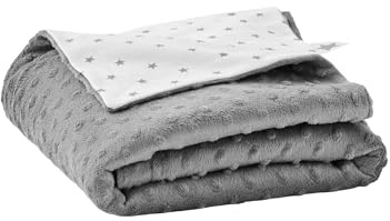 Vertbaudet Wendbare Babydecke,Stella grau 75X100