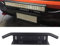 Willpower Soporte Universal de Matrícula Negro Soporte de Número Placa Barra de Luz LED Luces de Trabajo LED Soporte de Parachoques Delantera para 4x4 Vehículos Coche Camión Pickup