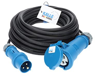 CEE-Verlängerungskabel 230 V 32A H07RN-F 3G 4,0mm² 30 Meter von KALLE DAS KABEL