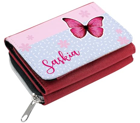 Striefchen® Kindergeldbörse mit Schmetterling und Name