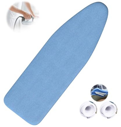 Housse De Rechange Pour Planche À Repasser Housse Table À Repasser 120x40 Housse Table A Repasser Montage Rapide Table À Repasser Housse De Remplacement Adaptée Aux Fers À Vapeur ( Color : Blauw , Siz
