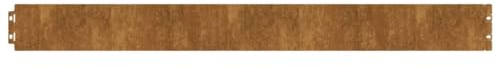 vidaXL Bordes de césped Acero corten Flexible 10 Piezas 10x103 cm, Bordes de jardín, bordura de césped, Bordes de arriate, Bordes de jardín