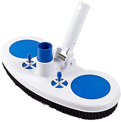 Kavolet Aspirateur de piscine de 33,5 cm, Aspirateur Bassin, Tête d'aspirateur de piscine, Accessoire de nettoyage avec base lestée et brosses