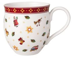 Villeroy & Boch – Toy's Delight Henkelbecher Bunt, Spülmaschinenfest, Mikrowellensicher, Kaffetasse, Tasse Klein, Kaffebecher Toys, Heißgetränkebecher, Weihnachtsbecher, Premium Porcelain