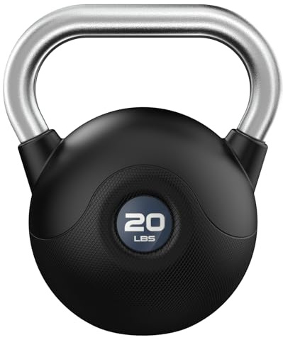 WINNOW Kettlebells Krafttraining Anti-Rutsch-Griff Kettlebells Gewicht Set für Ganzkörper-Workout, Heim Gym (20lb Blau)