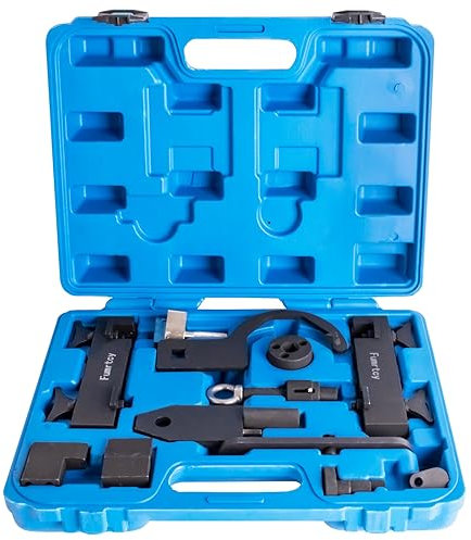 Nockenwellenausrichtungs-Werkzeugsatz, Motoreinstellwerkzeug mit Kraftstoffpumpen-/Einspritzdüsenwerkzeug, komplettes Set, kompatibel mit Jaguar Land Rover Discovery 4, Range Rover Sport V8 5.0 L, V