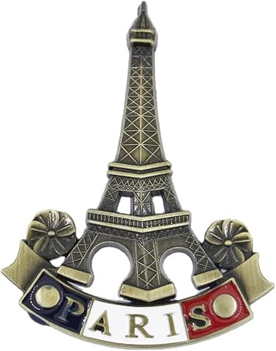 3D-Kühlschrankmagnet aus Metall, Motiv: Eiffelturm, Paris, Frankreich, Souvenir, Geschenk, Dekoration, Kühlschrankmagnete, Küchenzubehör