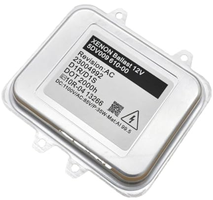 Ballast Xenon Hid Phare Voiture, 5DV00961000 Utilisation adaptée pour unité de Commande Phare au xénon Hella 5dv 009 720-00 XENIUS pour Opel Astra Insignia 5DV00972000 13278005 1232335
