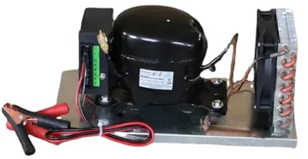 BD25HC kompressorkondensor bilkylskåp, solcellsdrivet marint kylskåp DC 12 V 24 V 2,5 Cm³(12Vtemperature)