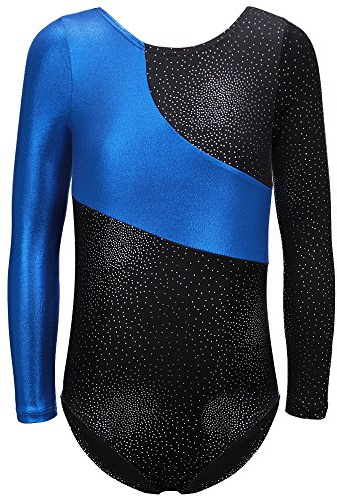 DAXIANG Gymnastikanzug Kinder Mädchen Langarm Ballett Ballettröckchen Kleid Trikotanzug Tanz Kleid Ballett Ballettröckchen Gymnastik Trikotanzug Akrobatik