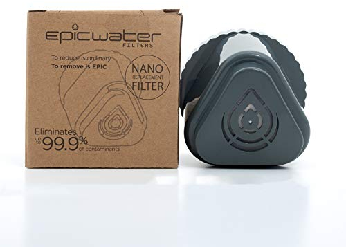 Replacement Filter Epic Nano Water Filter Pitcher | Removes Bacteria, Virus, Cyst, Fluoride, Lead, Chromium 6, PFOS, PFOA, Heavy Metals, Pesticides, Chemicals, Industrial Pollutants