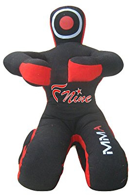 FNine MMA judo stansning ofylld väska - sittande position händer på framsidan brottande dummy (178 cm)