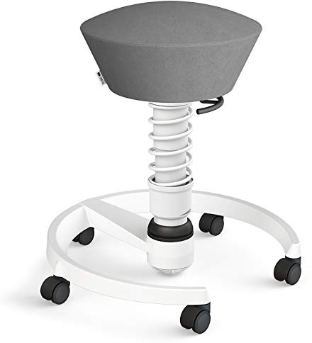 aeris Swopper – Ergonomischer Hocker – Bürohocker höhenverstellbar – Vielseitiger Schreibtischstuhl für einen gesunden Rücken – Bürostuhl mit Rollen, Feder Standard