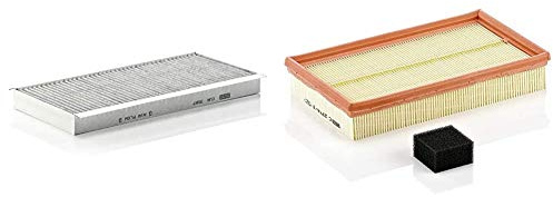 Original MANN-FILTER Innenraumfilter CUK 3567 – Pollenfilter mit Aktivkohle – Für PKW & Luftfilter C 2774/3 KIT – Für PKW