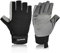 Intra-FIT Kletterhandschuhe Half-Fingerhandschuhe Kunstleder Arbeitshandschuhe Abriebschutz Kletter-Sporthandschuhe Seilhandschuhe für Abseilen, Bergsteigen, Abenteuer, Outdoor-Sport,Rettung