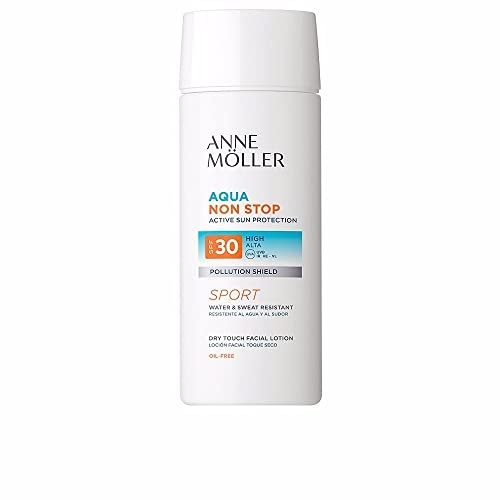 ANNE MOLLER AQUA NON STOP SPORT LOCION PROTECTORA SOLAR FACIAL SPF30+ 75 ML