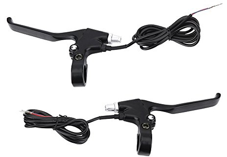 RiToEasysports Elektro Fahrrad Bremsen, 1 Paar 2 Drähte Links & Rechts E Fahrrad Elektro Brems Hebel Ersatzteile