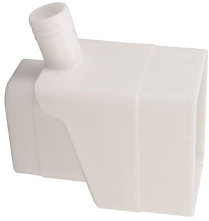 Sistema Recogida de Agua de Lluvia, Desviador Agua de Lluvia Resistente A Los Rayos UV para Jardín Exterior, Conector Desviador de Agua de Tejado con Tubo Agua para Barril Lluvia (Blanco)