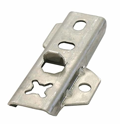 DILA2 Terrassenverbinder von Gartenwelt Riegelsberger verdeckte Befestigung für Terrassendielen 200 Stück Edelstahl blank DILA 2/17 für Dielen 19-23 mm