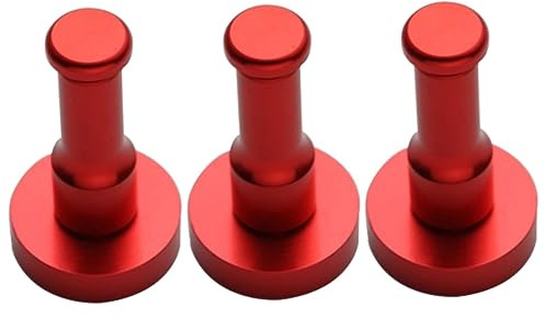 Cabilock 3 Stücke Runde Türhaken Wandhaken Aus Aluminium Bohrmontage Platzsparende Kleiderhaken Für Bad Küche Schlafzimmer Ideal Für Kleidung Handtücher Hüte Und Schlüssel