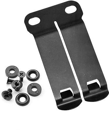 Clip Posteriore per Fodero,K Guaina Morsetto per Fondina in Acciaio Inossidabile da Cintura per Custodie per Marsupi Artigianato Fai-da-te