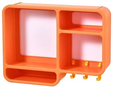 Lwaviwer Badezimmer-Dusche-Wandhalterung Ohne Bohren, Vielseitiges Aufbewahrungsregal für Gesichtswaschcreme, Hautpflege, Waschbecken-Aufbewahrungsregal,D