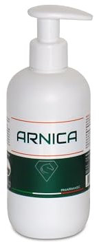 Arnica Gel para caballos uso humano extra fuerte 98%, 300 ml, acción intensa, fabricado en Italia, para masaje de músculos y articulaciones, fórmula natural y dermatológicamente testada