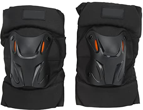 1 Paio di Ginocchiere da per Motocross Ginocchiere Universali Nere per Moto Ginocchiere Ispessite Antiscivolo Ginocchiere per Equitazione Pattinaggio Ciclismo