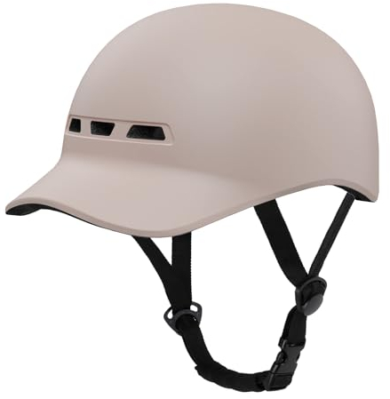 Shinmax Fahrradhelm Herren Damen Erwachsene Cityhelm Urban Radhelm mit Visier Stylischer Fahrradhelm für Frauen Pendeln City Roller Leichtgewicht Einstellbare Rennrad Helm 57-62 cm