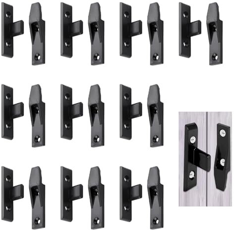 10 Pairs Push in Plinth Fasteners, Keku AS Push Fittings EH Drop On Fittings Cabinet Cupboard Plinth Connector Press Fit Panel Clips Hook Push Plinth Fastener Fittings for Kitchen Cabinets More