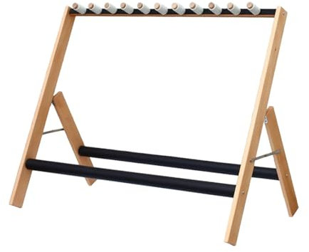 Generic Gitarrenständer aus Holz für Gitarre, mehrere Größen, Gitarrenhalter, Gitarrenständer aus Holz für Koffer, Tasche, Bassgitarre, Zuhause, Halten Sie 6 Gitarren