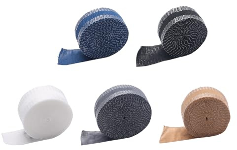 PENCHEAK 5 Stiratura da 25 Mm Hemming Invisibile Hemming 5 46 Anni/Rotolo per Tende Abbigliamento Pantaloni Tessuto Cucito