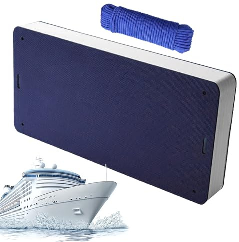 Generisch Defensa para botes de eva, grosor portátil, protección de espuma de EVA de 3 capas, protección de muelles marinos, protección contra arañazos para yates, pontones, jollen y jollen, 49 x 19 x