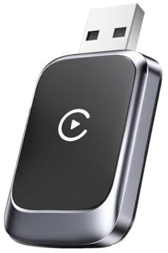 2026 Upgraded 2-in-1 Carplay Wireless Adapter, unterstützt CarPlay+Android Auto, Bluetooth 5.4
