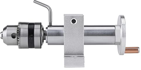 Keenso Centro Girevole Ad Alta Durezza per Mini Tornio per la Lavorazione del Legno Fai da Te, Realizzato in Materiale di Acciaio di Alta qualità, Adatto per Parti di Mini Tornio