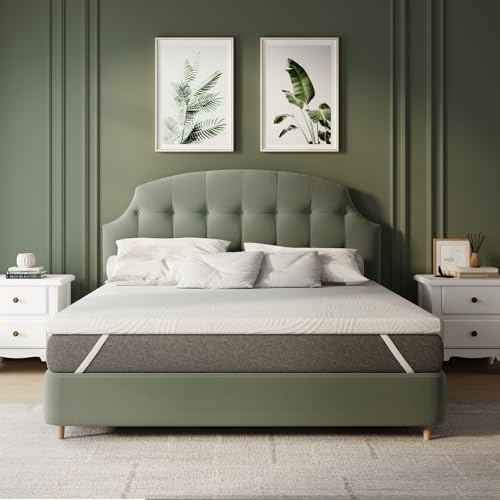 Novilla Matratzen Topper 160x200 H2/H3, 7.5 cm Höhe Kaltschaum, Oeko-TEx | Hochdichter Schaumstoff, atmungsaktiv, stützend, beidseitig bewohnbar, mit Befestigungsriemen, abnehmbar, maschinenwaschbar