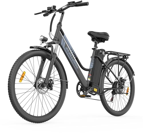 ZAZAWORK Electric Bike for Adults, 250W Rear Motor Electric Bicycle with 36V 20AH Battery, 80-120km Long Range, 7-Speed & 3 Riding Modes, 25km/h Electric Hybrid Bike for Men Women City Commute