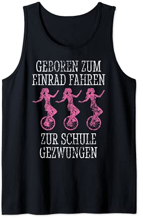 Einrad Fahren Kunststücke Tank Top