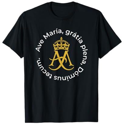Ave Maria katholischer Rosenkranz T-Shirt